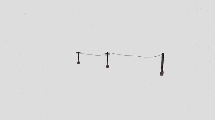 POWER LINES 3D Model