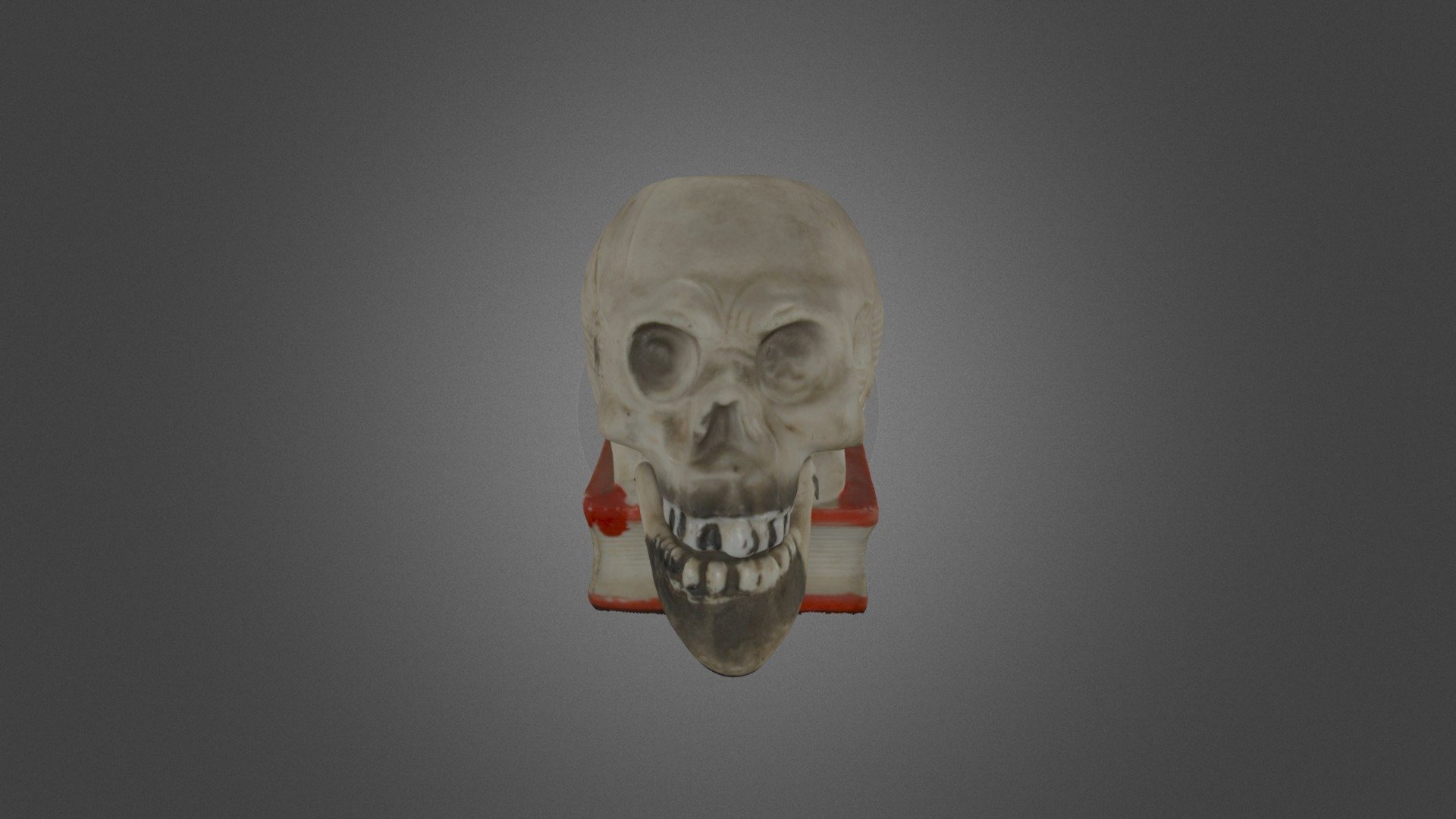 Skull Candle Holder