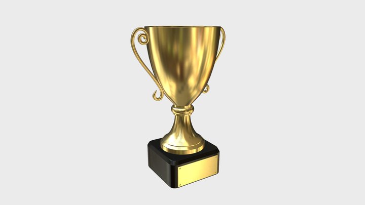 Trophy cup 1 3D Model