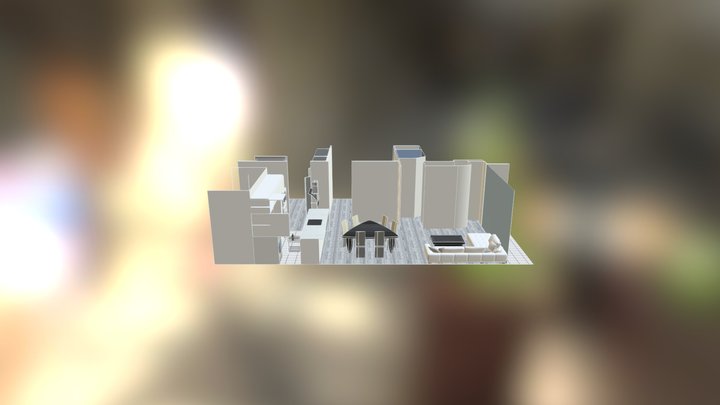 Departamento 80m2 3D Model
