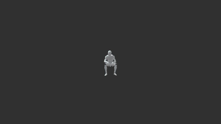 Fall Asleep In The Subway 3D Model