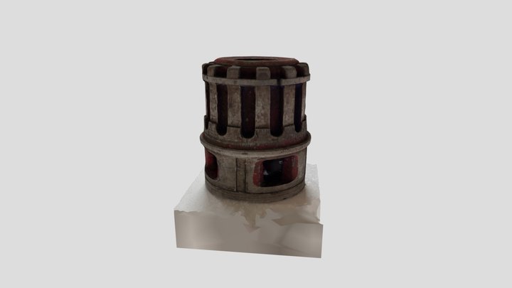 Machine Part - Reality Scan 3D Model