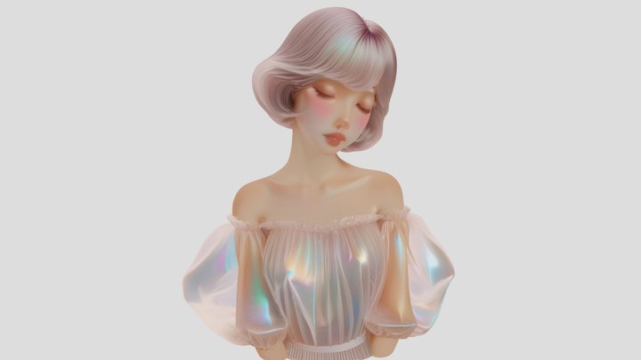 Glamour_model 3D Model