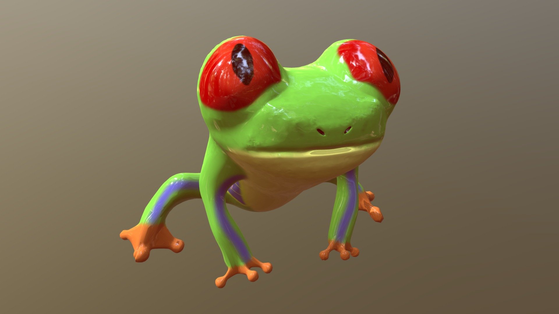 Tree Frog - Download Free 3D model by Etherlyte [2e203fb] - Sketchfab