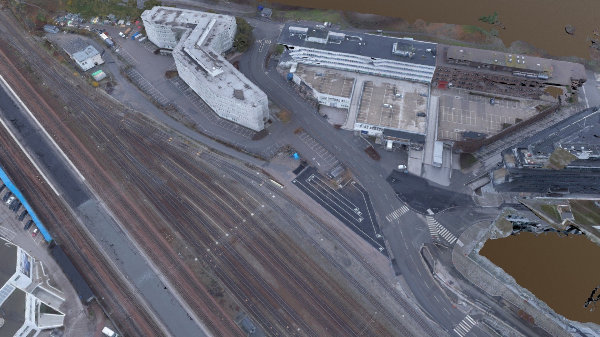 UAV Flight - Solna Station 01