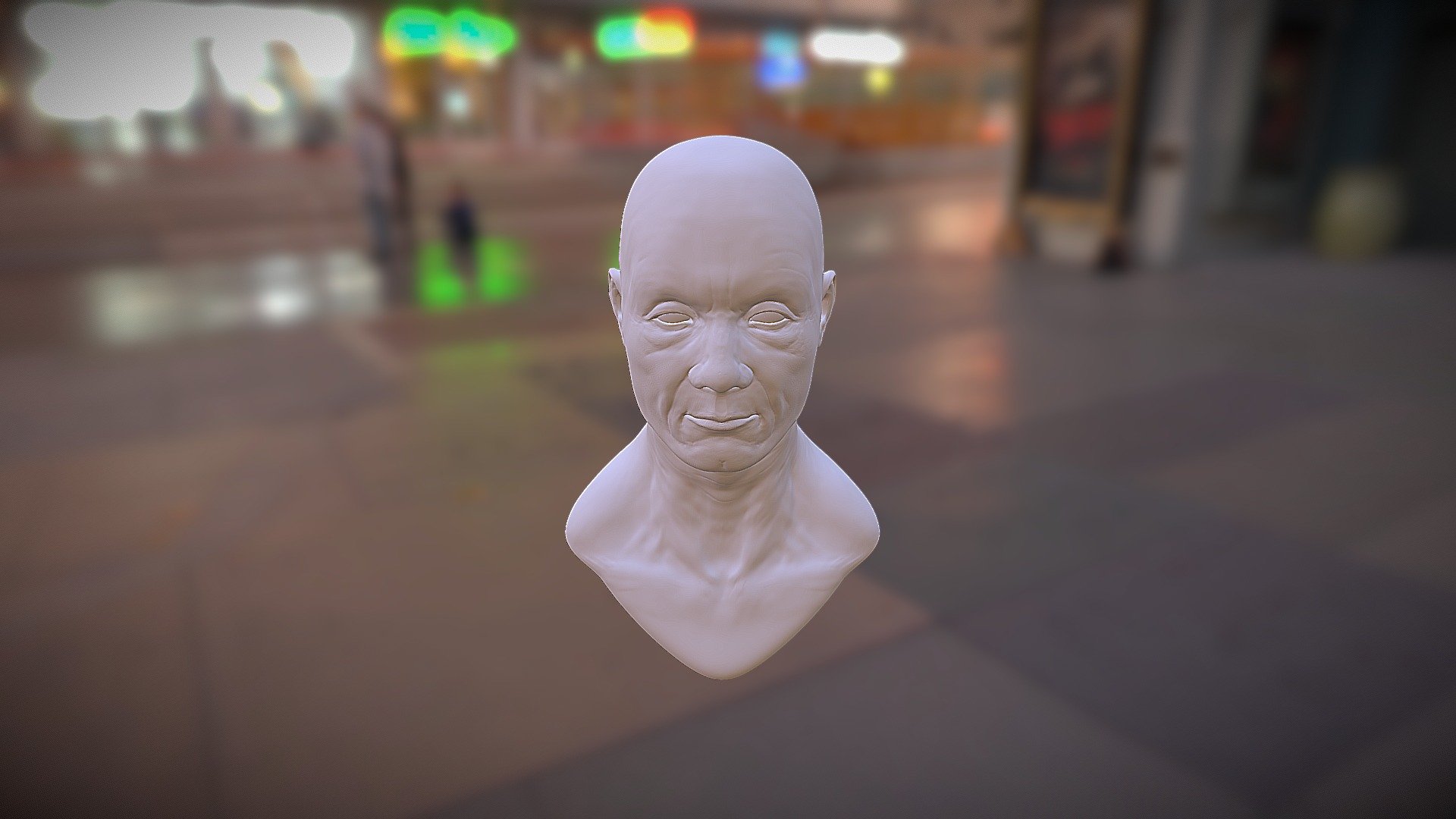 Old man head