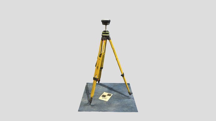 GS18 On Tripod 3D Model