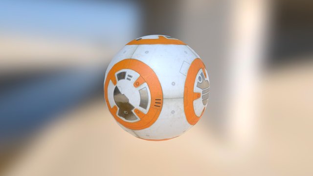 BB-8 Ball 3D Model