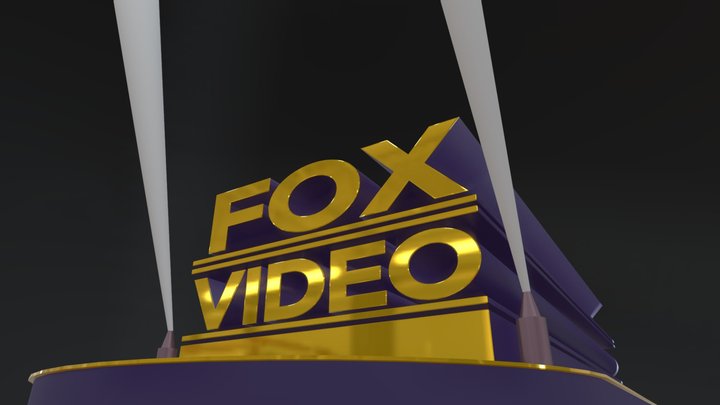 fox-video-logo-may-26-1993-widescreen-ver 3D Model
