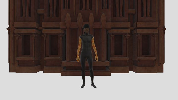 AV-VKM With Temple 3D Model