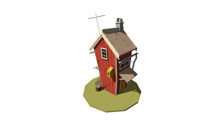 Casa Geto Construir Low Poly Modelo 3D $69 - .fbx .max .obj - Free3D