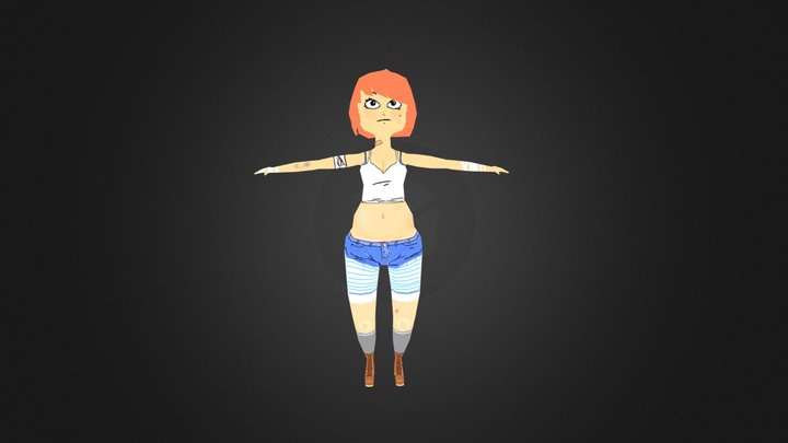 Lowpoly Stage 3 3D Model