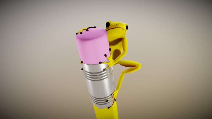 Frog Sketchfab 3D Model