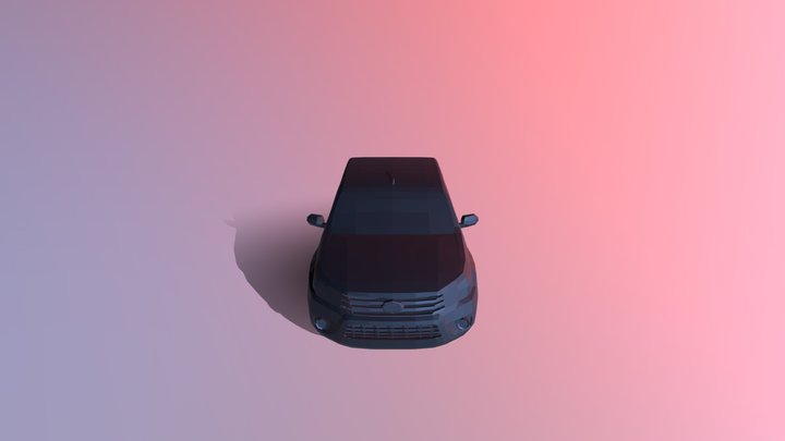 toyota_hilux_an130_blue 3D Model