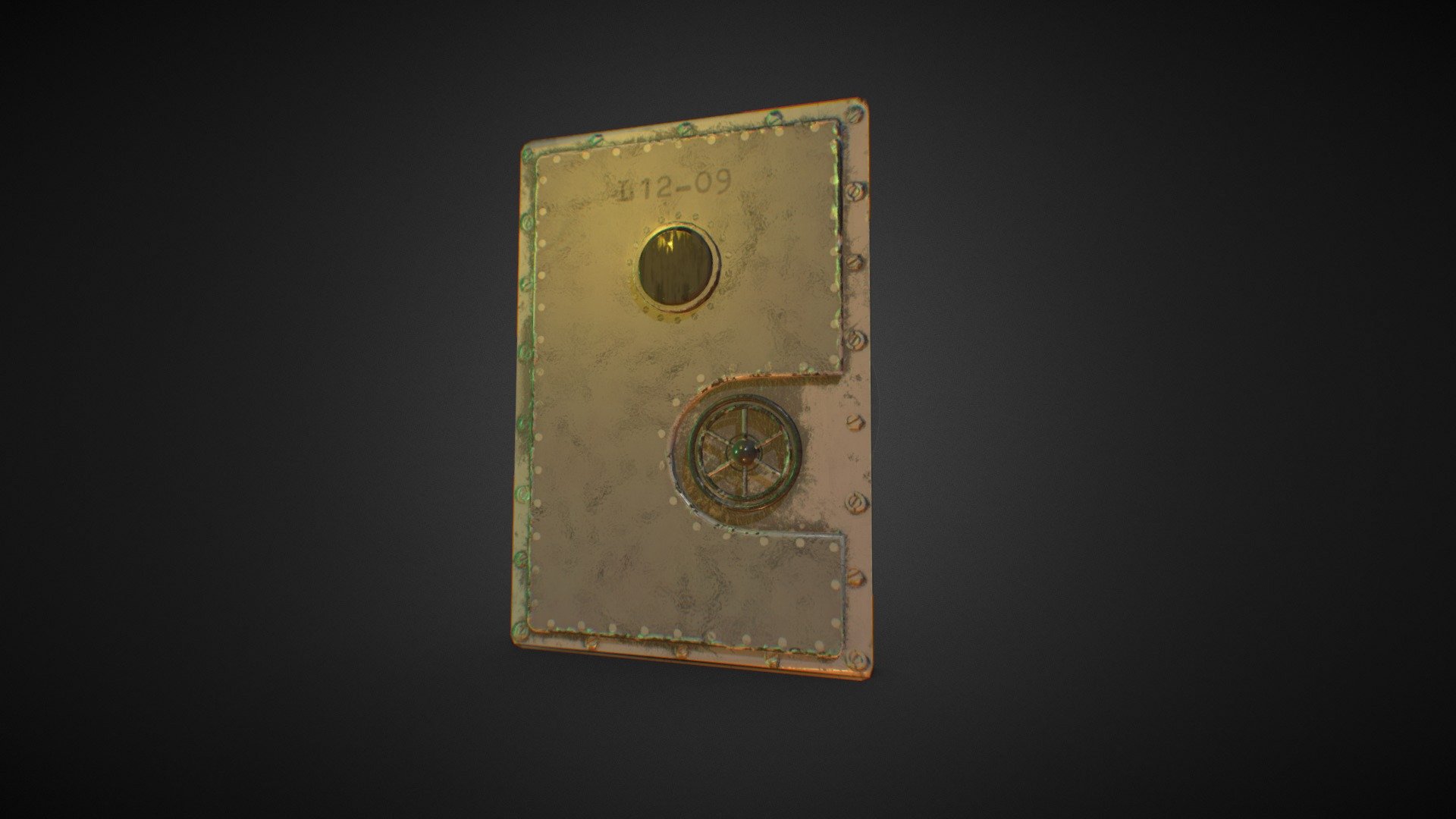 Bunker Door - 3D model by matthewroberthenderson [2e23b1e] - Sketchfab