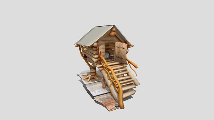 Mini House 3d model free – Modelo 3D gratuito STL