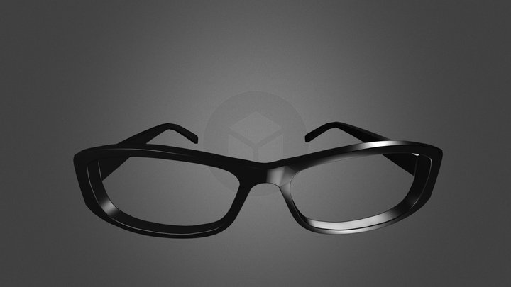 Womens Glasses 3D Model
