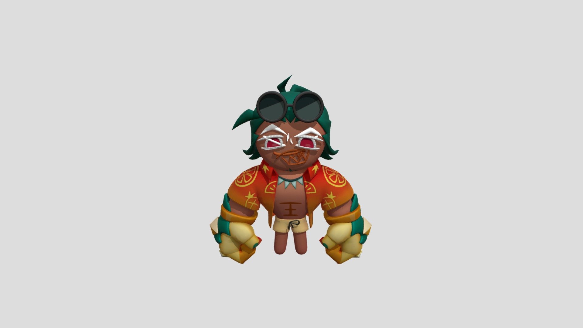 Fruit Punch Cookie — Sketchfab embed 3D viewer