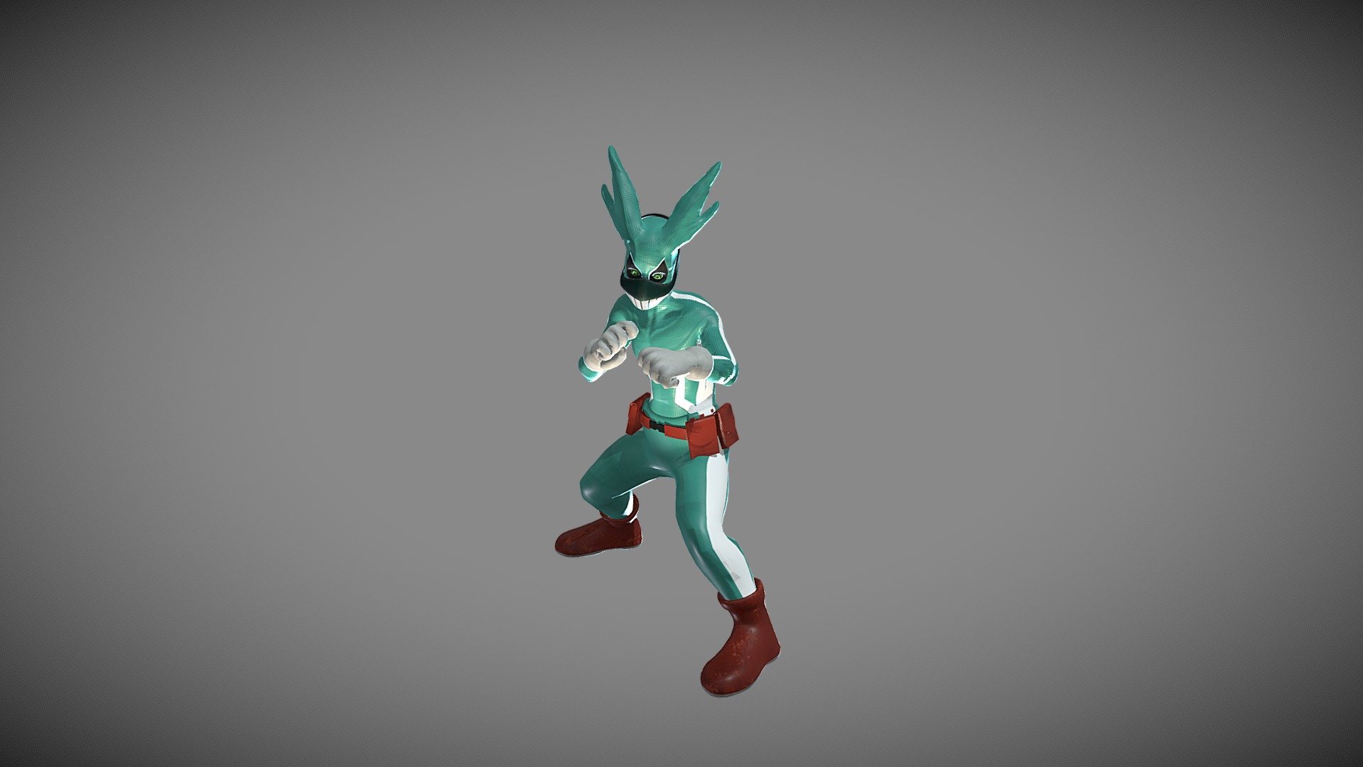 Deku Character - 3D model by Imakecg [2e2596b] - Sketchfab