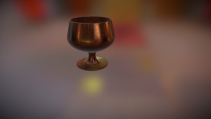 Wine Cup 3D Model