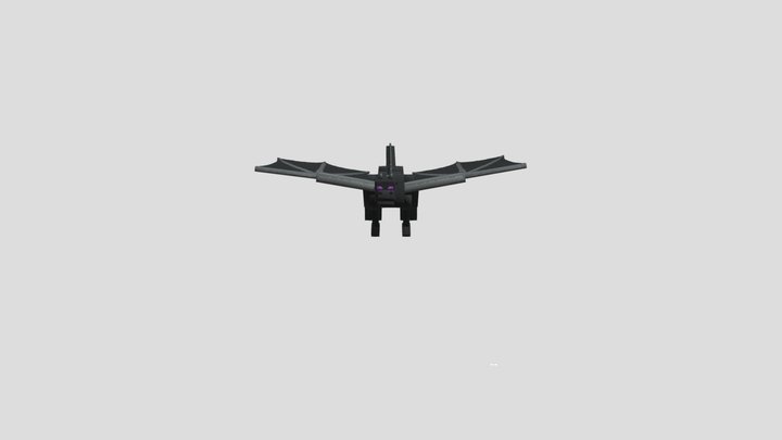 Ender Dragon Animated 3D Model