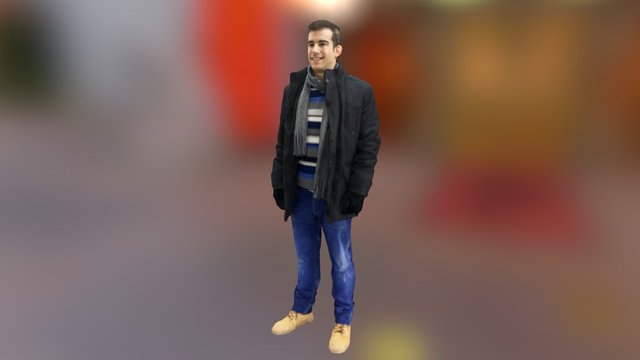 Guillermo 3D Bufanda 3D Model
