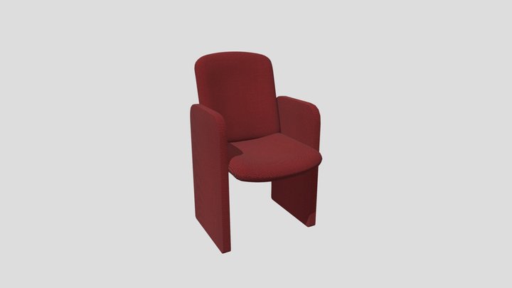 Red Chair | Cadeira Vermelha 3D Model