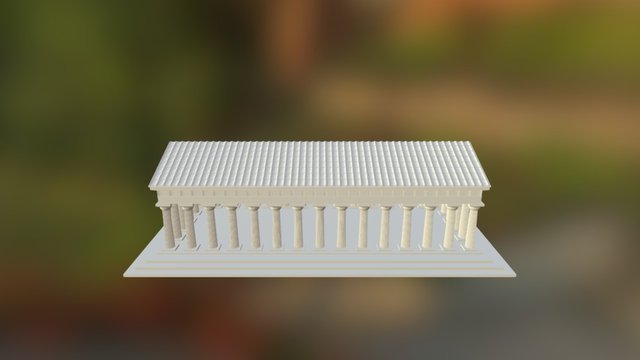 Hera Lacinia's Temple - Capocolonna, Crotone 3D Model