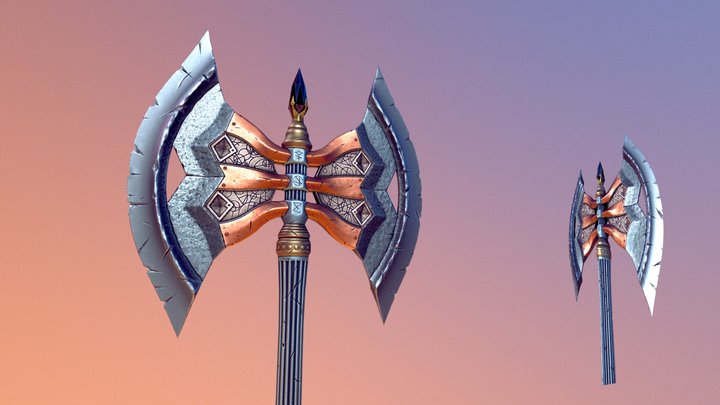The Axe of the Black Labyrinth 3D Model