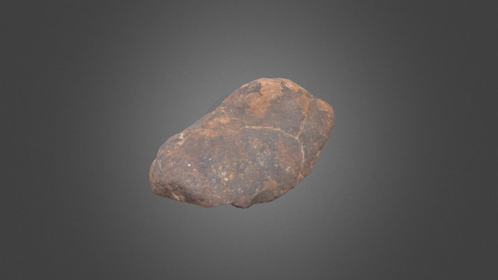 MeteorWrong: rock with weathering rind 3D Model