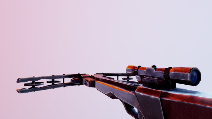 Compound Crossbow 3D Model