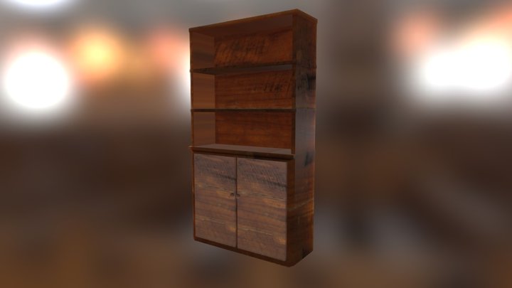 Bookshelf 3D Model
