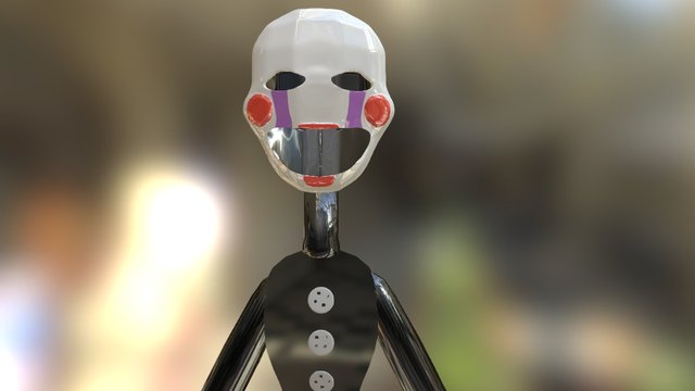 Fnaf Puppet 3D Model