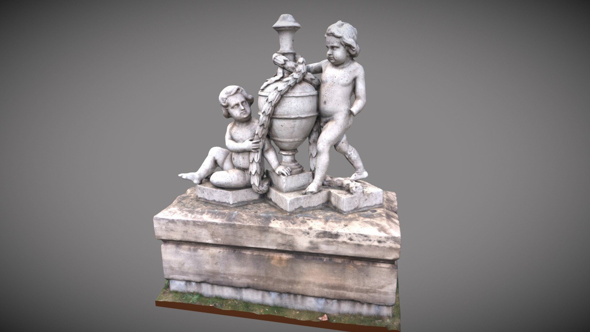 Niños con jarrón de Atocha en Madrid — Sketchfab embed 3D viewer