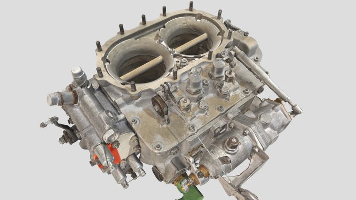 キャブレター［陸軍四式戦闘機「疾風（1446号機）」搭載］ 3D Model