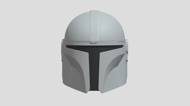 The Mandalorian Helmet 3D Model