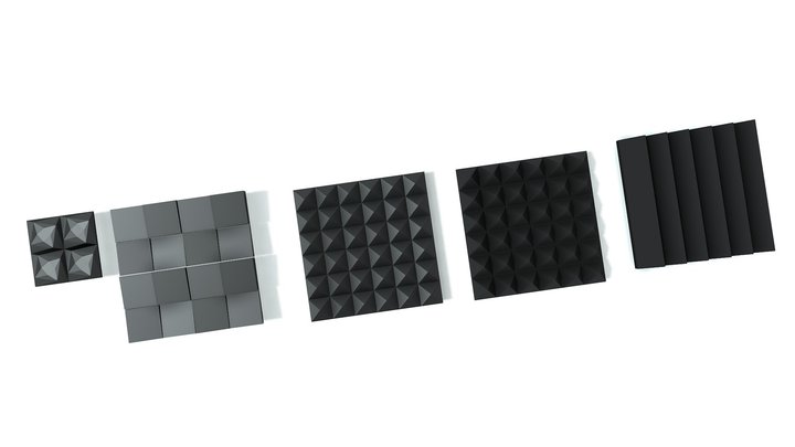 Acustic Foam 3D Model