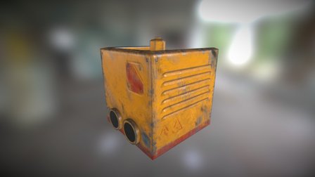 Advanced Real-Time Environments - Power Box 3D Model