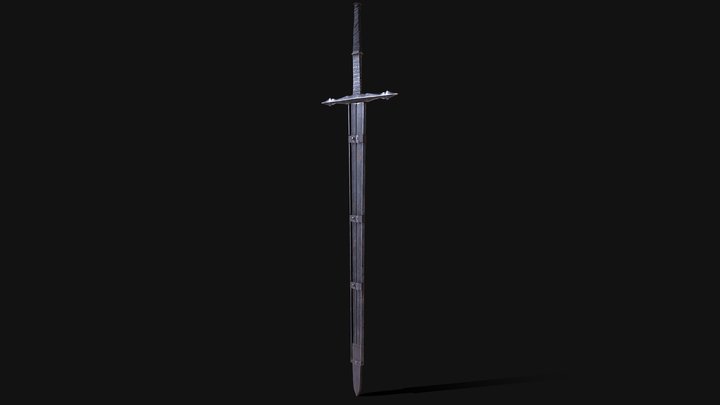 Sword in scabbard 3D Model