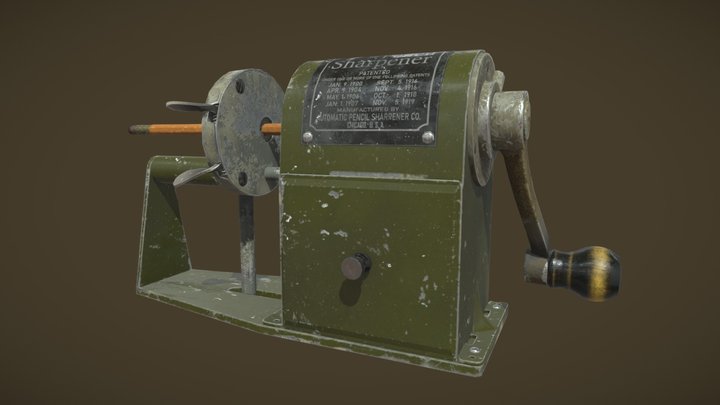 Dandy Automatic Pencil Sharpener 3D Model