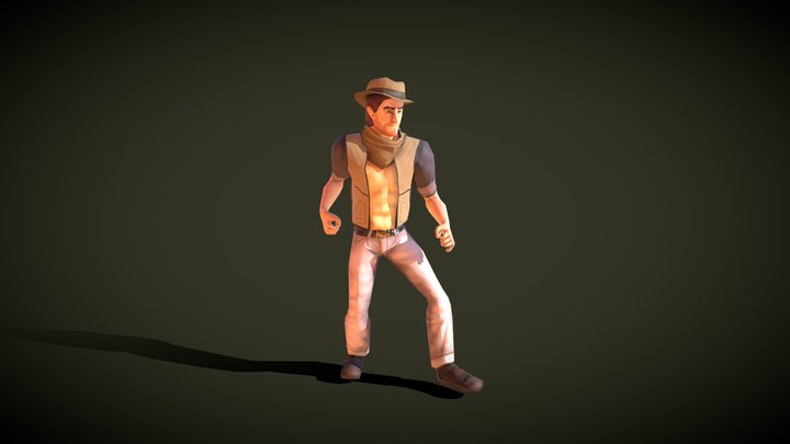 Mobile Hero Rival - with 2.5D Style Animations 3D Model