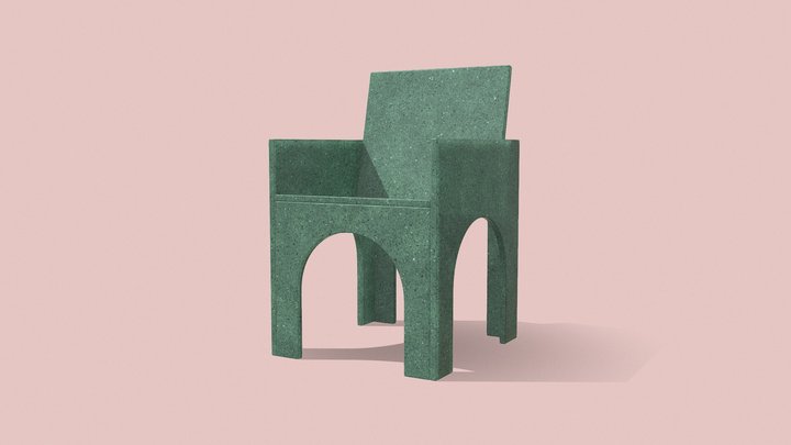 Free 3D model 002 - Chair 3D Model