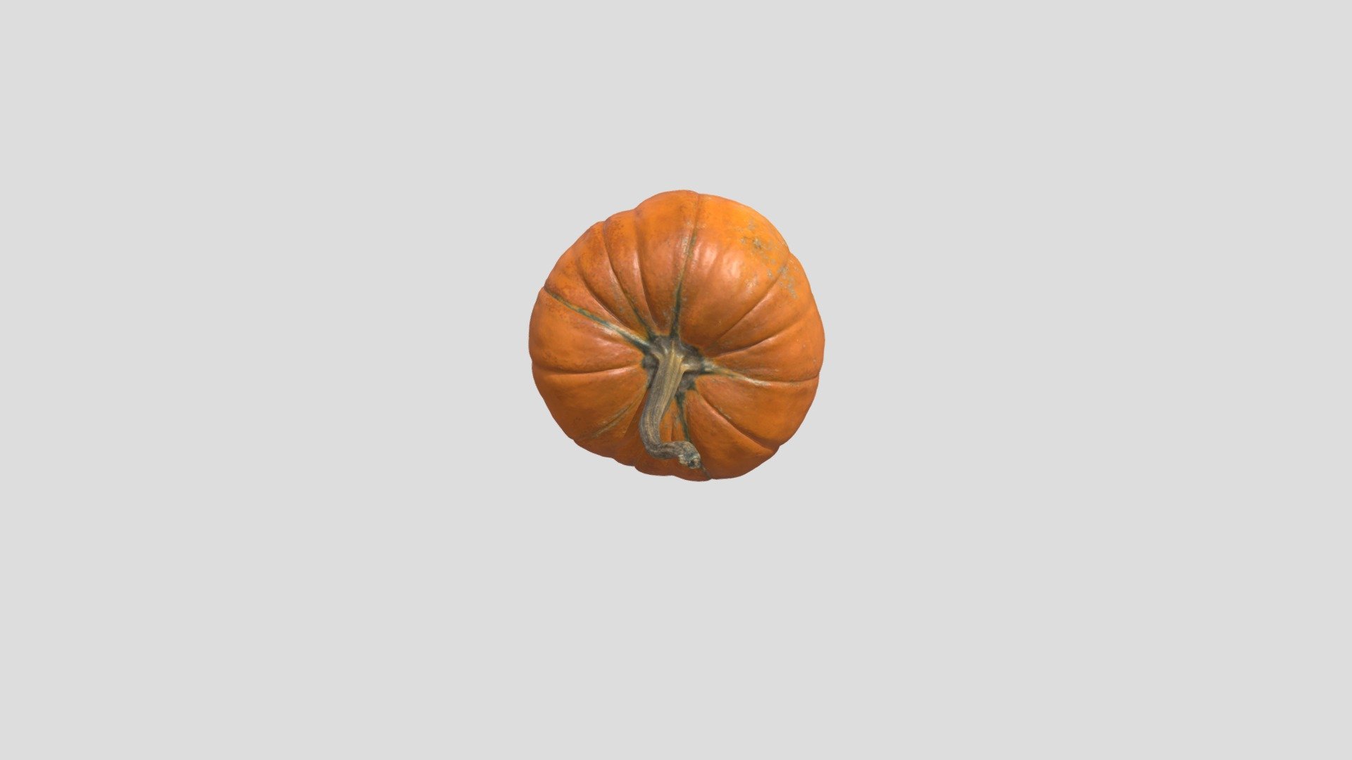 Medium Pumpkin Artec 3D Scan