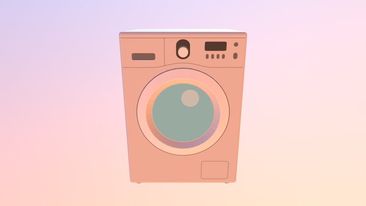 Washing Machine 3D Model