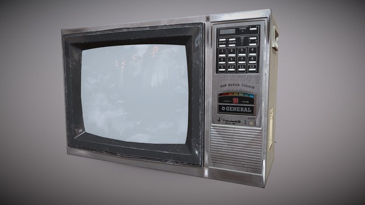 OldTV 3D Model