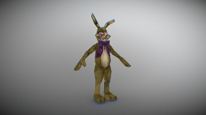 Glitchtrap FNAF VR Free 3D Model in Other 3DExport