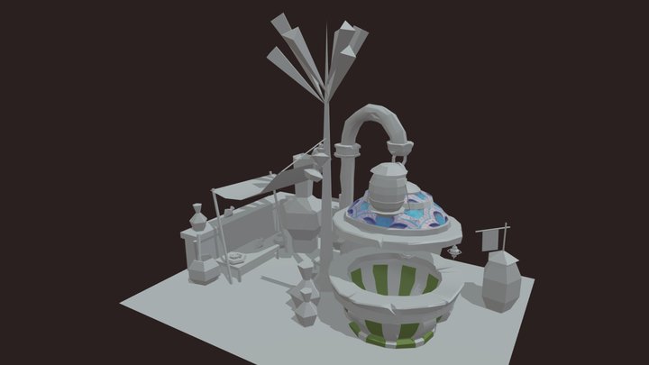DAE Bazaar (3nd iteration) 3D Model