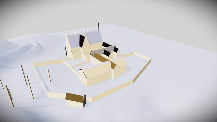 Icewing Abbey 3D Model