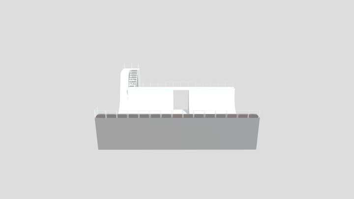 Halfpipe 3D Model