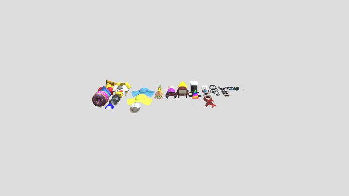 Gorilla Tag Main City Cosmetics 3D Model